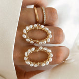 BAGUE LAIA PERLES D’EAU DOUCE