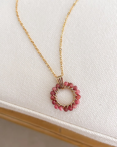 COLLIER SOLAIRE ETINCELLE HEMATITES DOREES