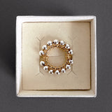 BAGUE SOLAIRE GOLD & SILVER