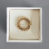 BAGUE SOLAIRE FACETTÉE