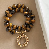 COLLIER SUNNIVA ŒIL DU TIGRE