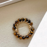 BAGUE SOLAIRE ŒIL DU TIGRE