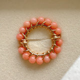 BAGUE SOLAIRE CORAIL