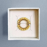 BAGUE SOLAIRE ZIRCON MIMOSA