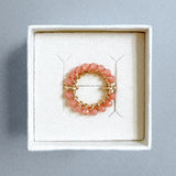 BAGUE SOLAIRE ZIRCON TANGERINE