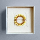 BAGUE SOLAIRE ZIRCON BUTTER NÉON