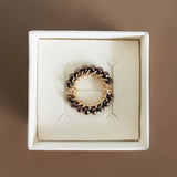 BAGUE SOLAIRE HÉMATITES CHOCOLAT ARCHIVE