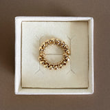 BAGUE SOLAIRE FACETTÉE