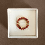 BAGUE SOLAIRE GOLD SAND