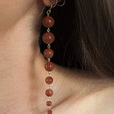 BOUCLES GALA GOLD STONE