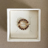 BAGUE SOLAIRE ALBA HÉMATITES NOISETTE