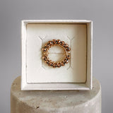 BAGUE SOLAIRE HÉMATITES ROSES GOLD