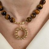 COLLIER SUNNIVA ŒIL DU TIGRE
