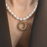 COLLIER SUNNIVA PERLES