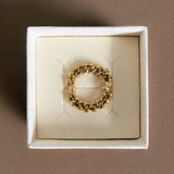 BAGUE SOLAIRE HÉMATITES OR ARCHIVE