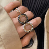 BAGUE SOLAIRE GOLD & SILVER STRIÉE