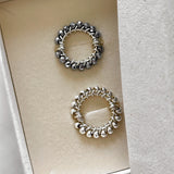 BAGUE SOLAIRE HÉMATITES ARGENT (SUR MESURE)